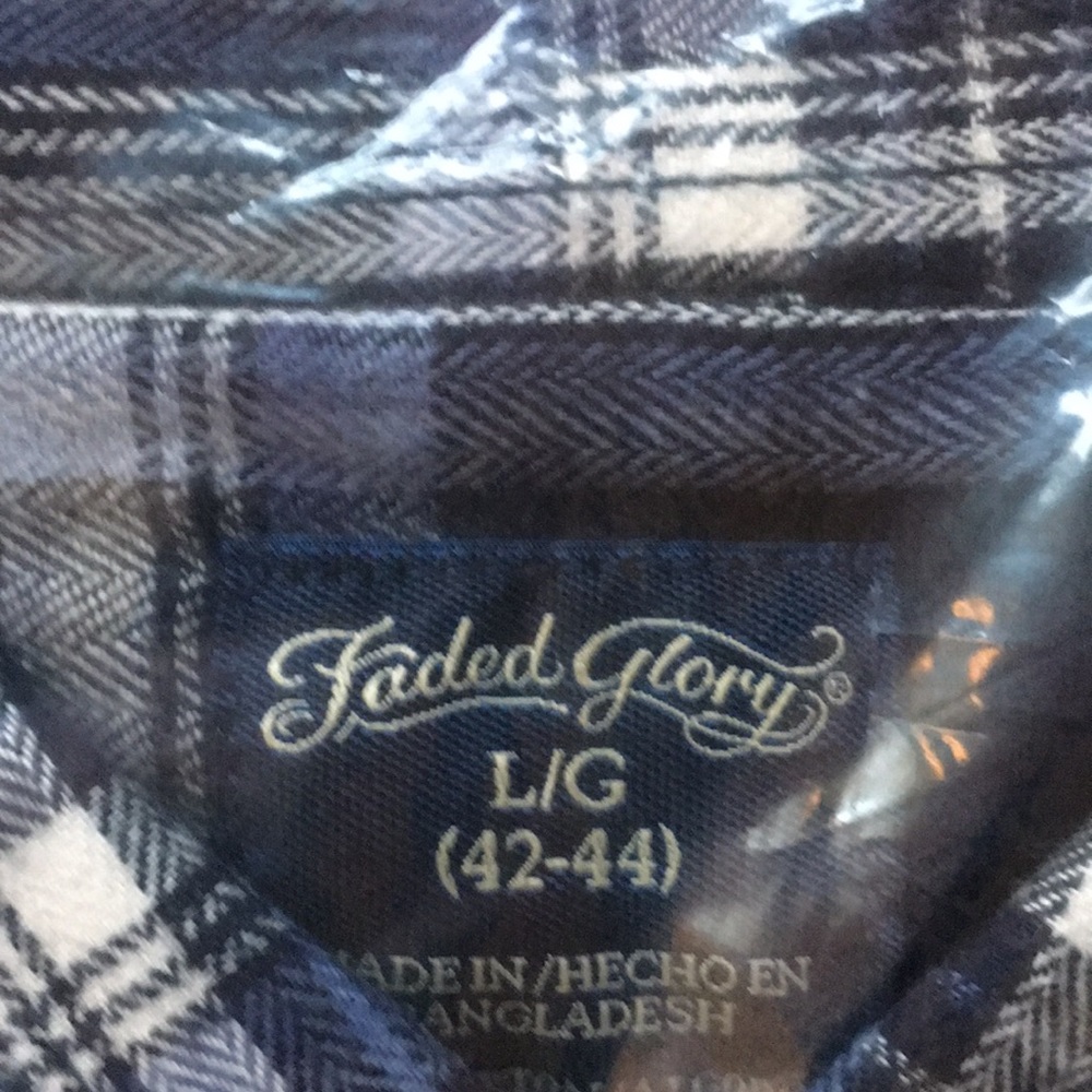 Blue flannel - Picture 2 of 2